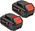 7.0 Ah 2Packs Replacement Lithium ion Battery for Dewalt 20V Cordless Tools Q6630