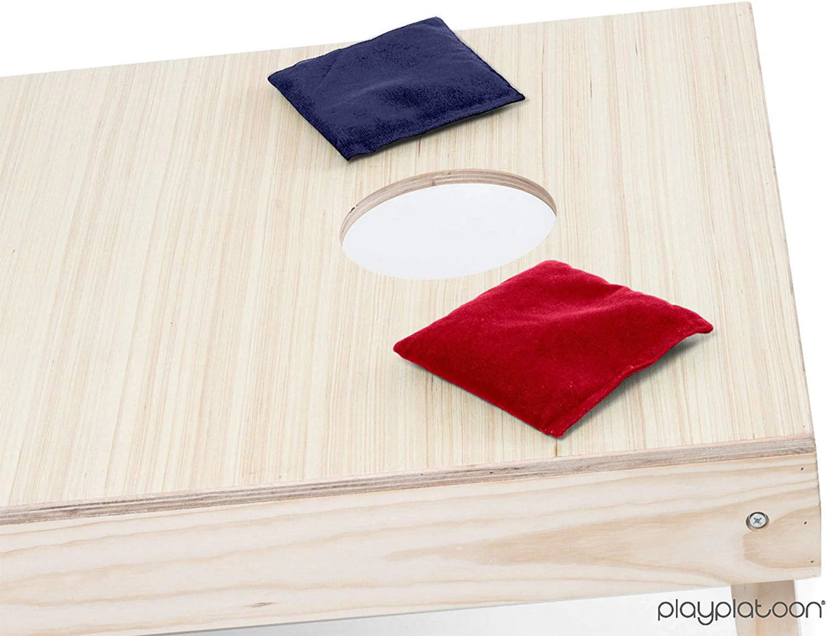 Weather Resistant Duckcloth Cornhole Bags Set of 8 X34443