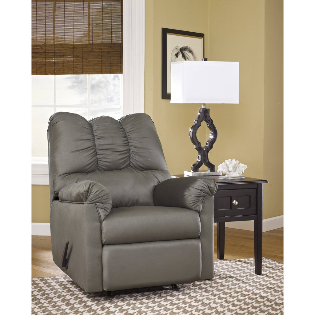 Black Microfiber Rocker Recliner M573461