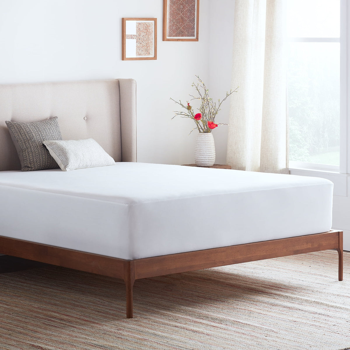 5-Sided Fitted Mattress Protector, Twin-XL L1114