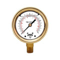 4x22 Brass Case Pressure Gauges C831868