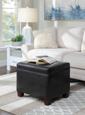 Black Storage Ottoman E8400
