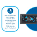 Single DIN Car Stereo Radio with Bluetooth Z7824