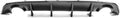 Gloss Black Rear Bumper Diffuser for Dodge Charger SRT T33802