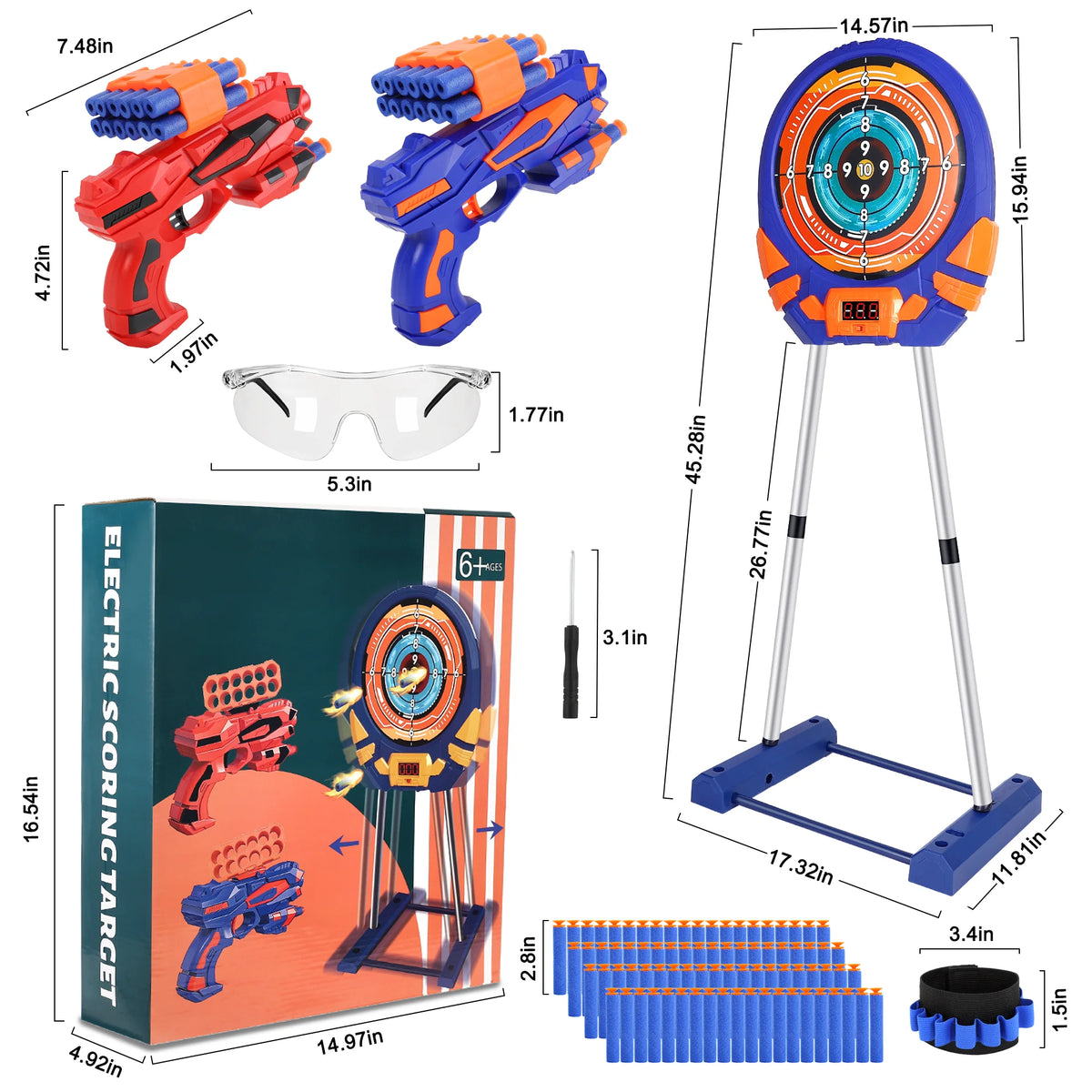 Digital Shooting Game Target with Touch Screen U91871