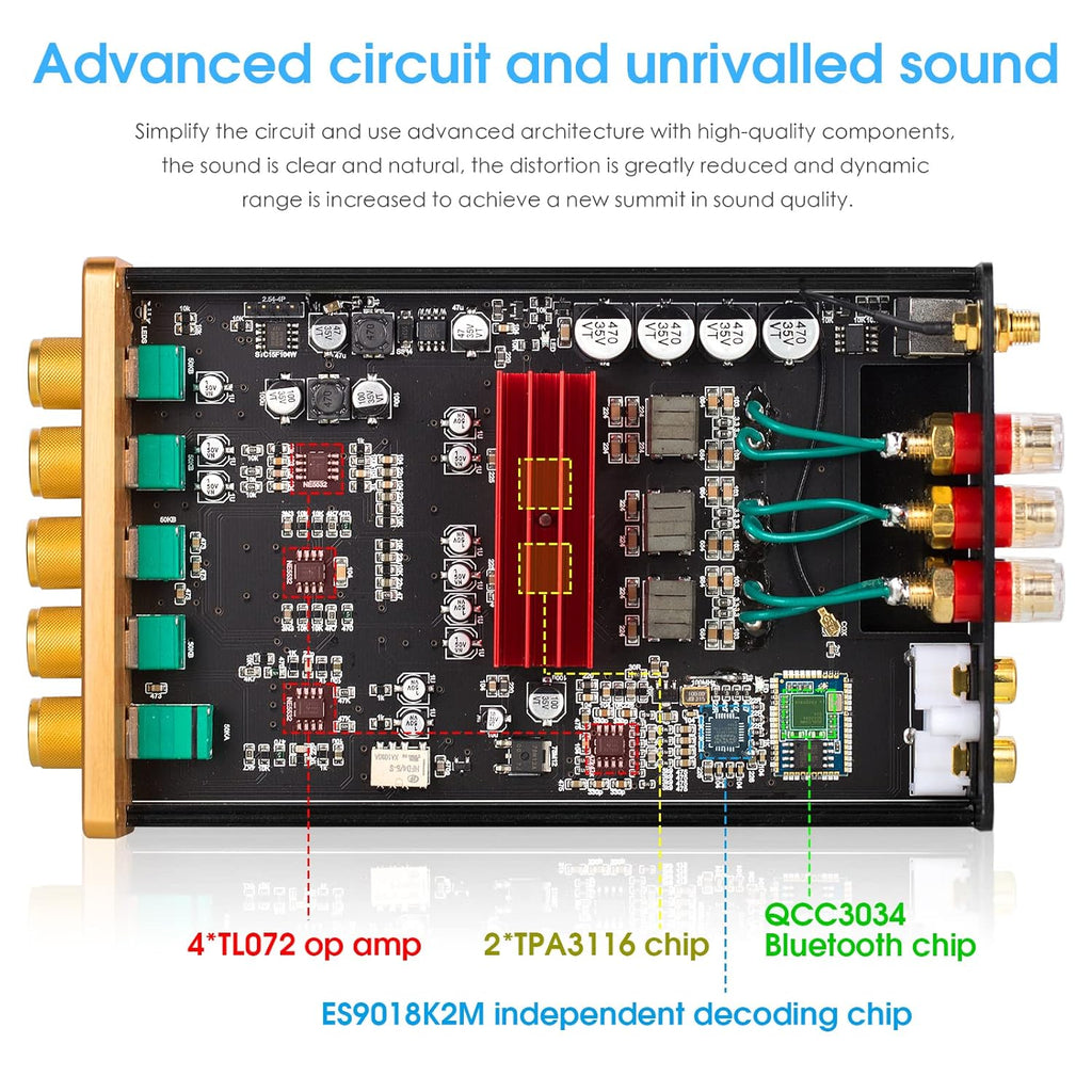 2.1 Channel Bluetooth Digital Amplifier X5218