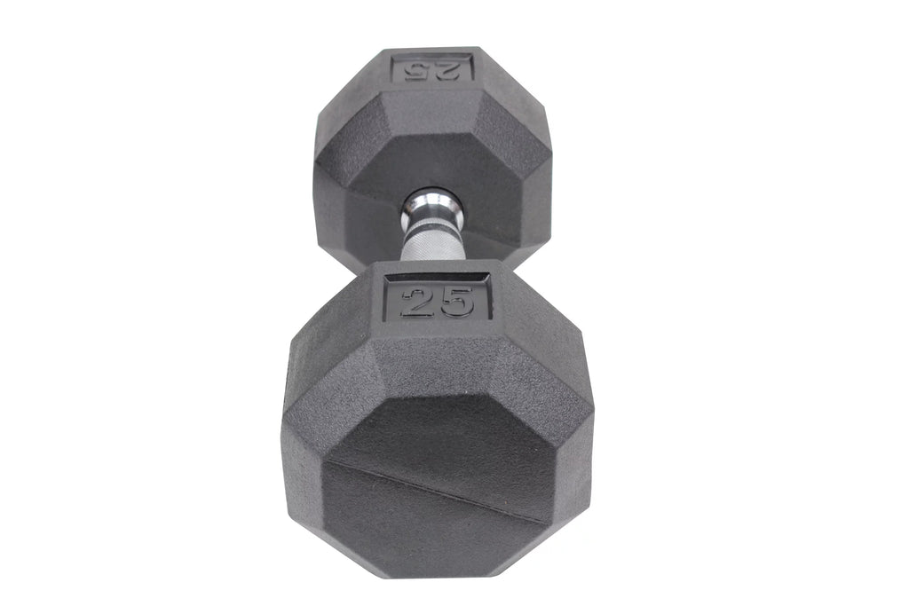 5 Lbs. Pair Rubber Coated Hex Dumbbells H320