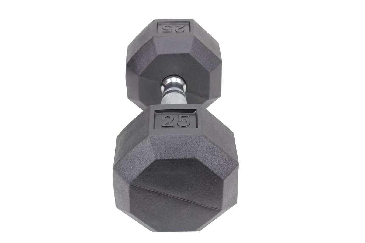 5 Lbs. Pair Rubber Coated Hex Dumbbells H320