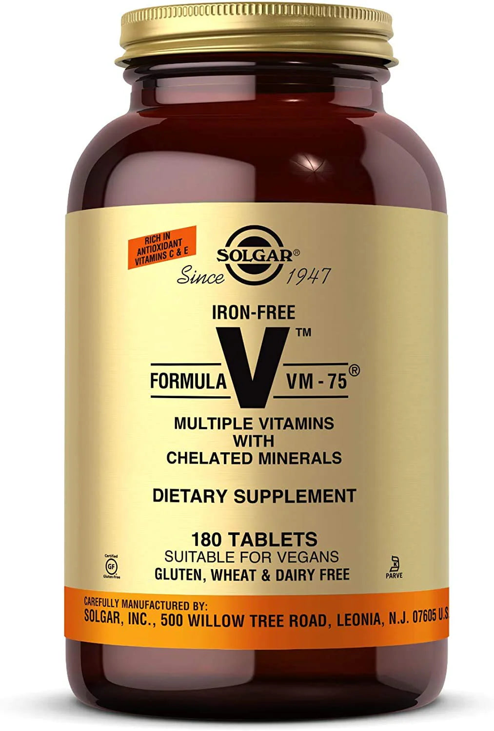 180 Tablets Multivitamin with Chelated Minerals F691