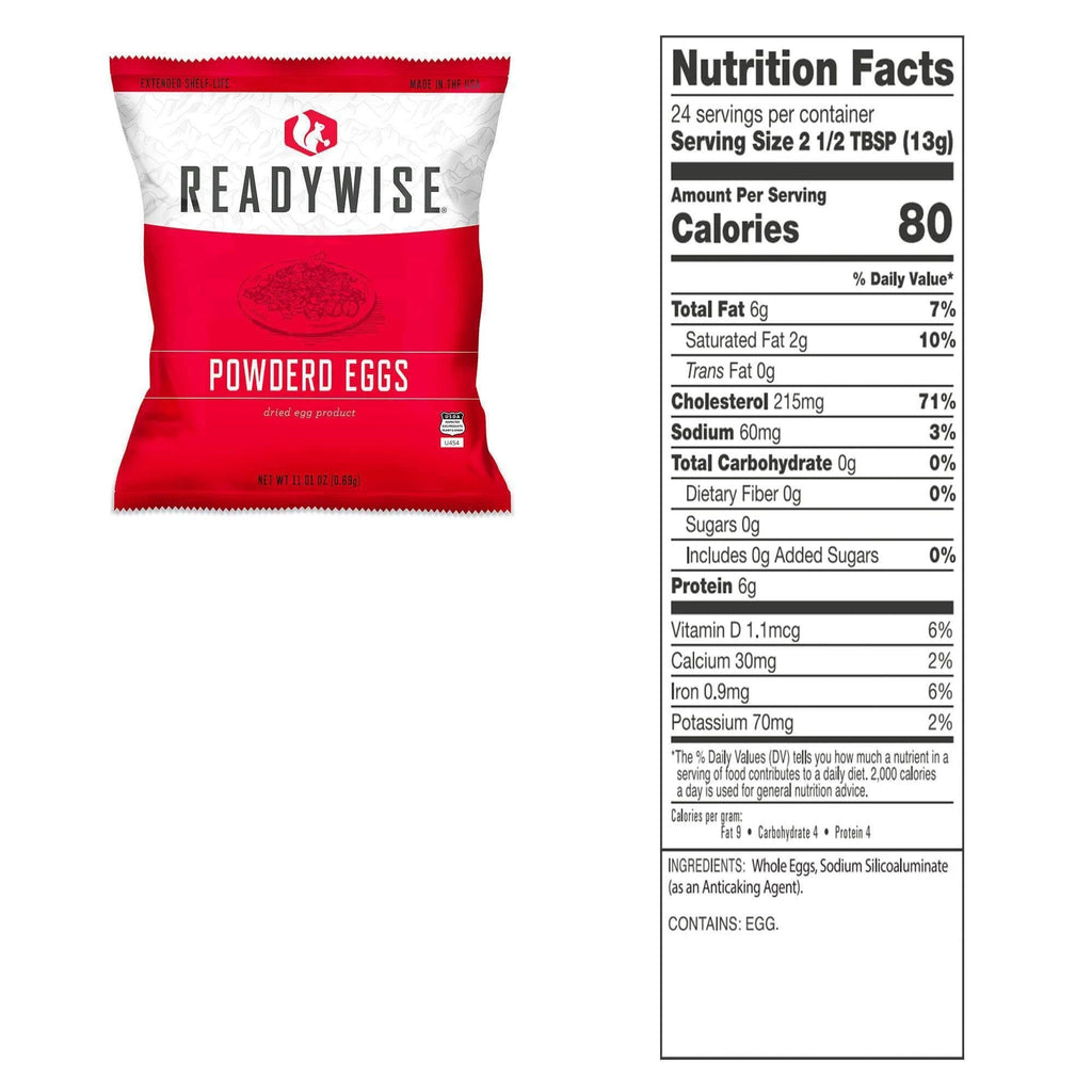 Powdered Eggs Bucket 144 Servings V8160