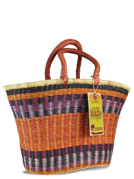 Handwoven Oval Basket Q515897
