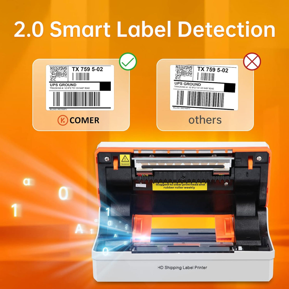 4x6 Direct Thermal Shipping Label Printer R190219