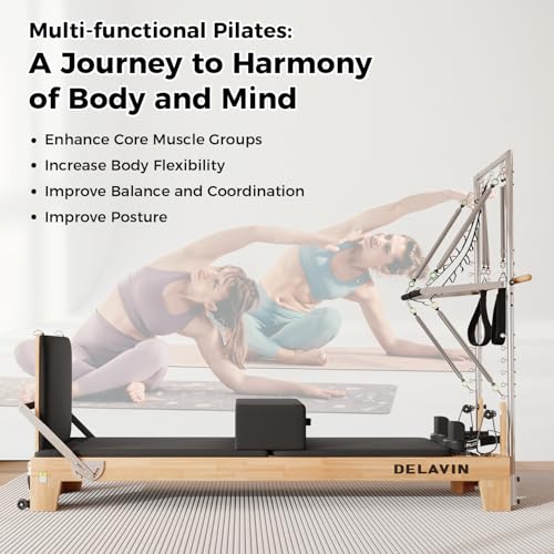 Pilates Reformer with Tower, Springs, Sitting Box and Jump Board G5846