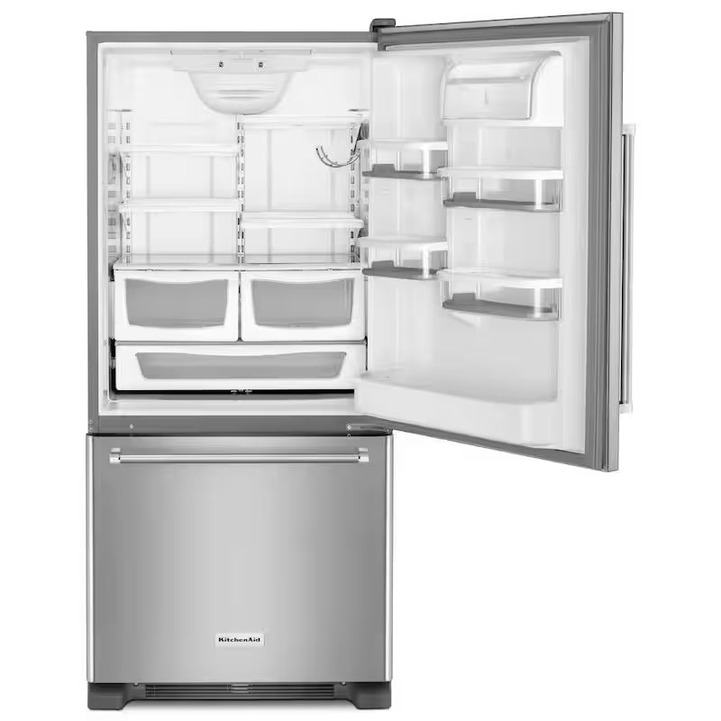Bottom Freezer Refrigerator in Stainless Steel Y8577