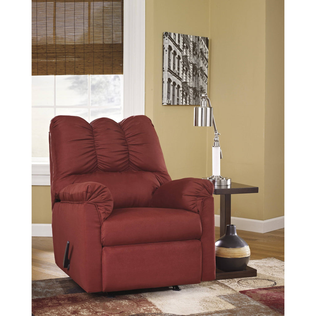Black Microfiber Rocker Recliner M573461