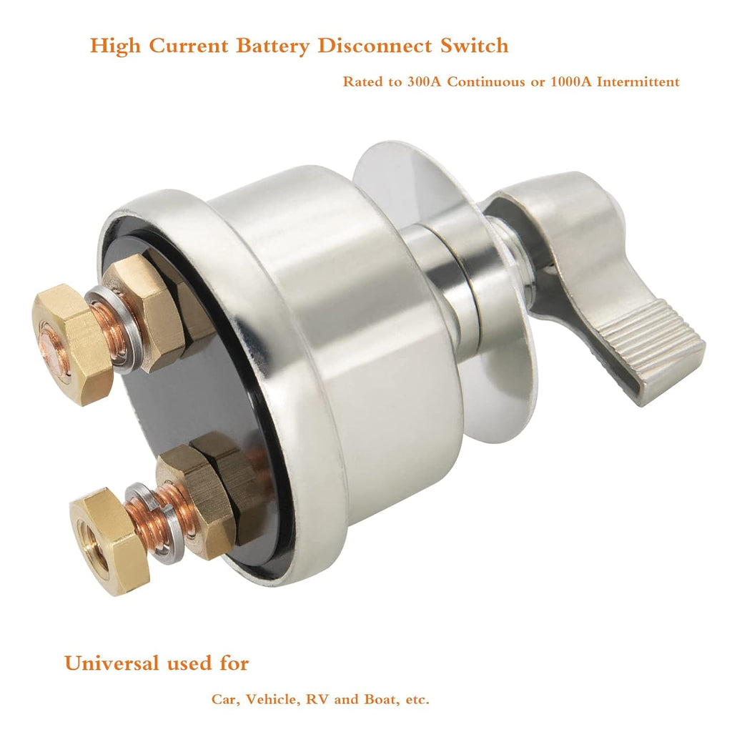 Battery Disconnect Switch 300A with Face Plate Pack of 2 T70366