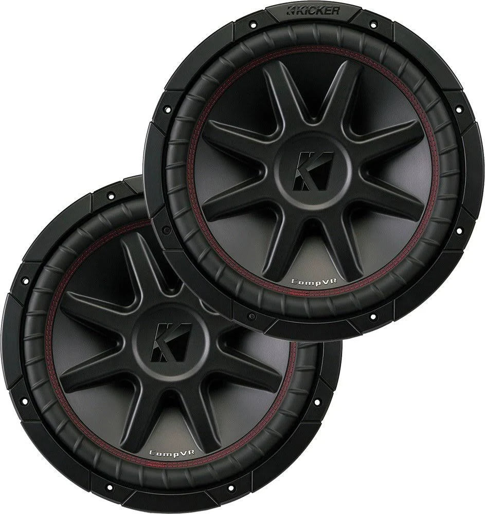 2 Dual Voice Coil 4-Ohm Car Stereo Subwoofers T702