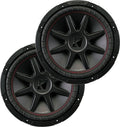 2 Dual Voice Coil 4-Ohm Car Stereo Subwoofers T702