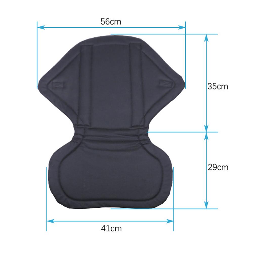 Padded Kayak Boat Seat with Storage Bag and Adjustable Straps B112