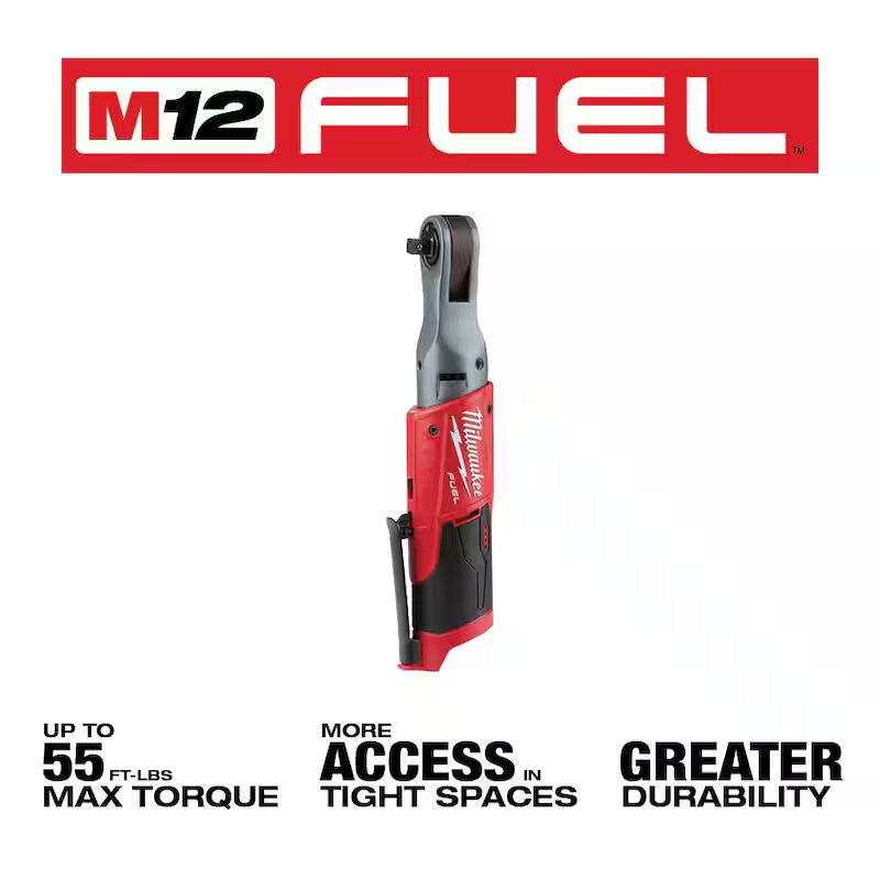 12V Lithium-Ion Brushless Cordless 3/8 in. Impact Wrench & Ratchet Kit E7763