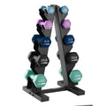 Neoprene Dumbbell Weight Set with Rack M59596
