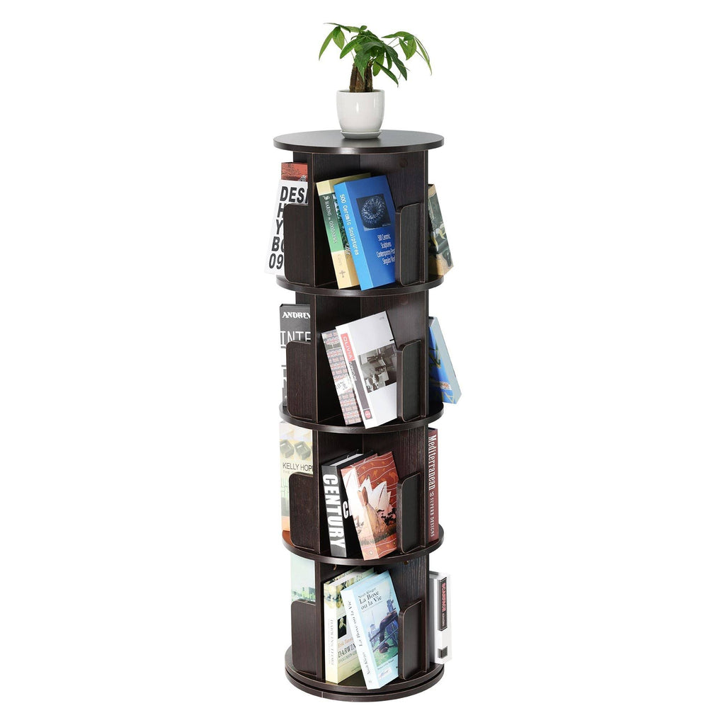 Dark Walnut Rotating Bookshelf N710836
