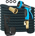 Expandable Garden Hose 100FT Pack of 2 with Spray Nozzle Q20236