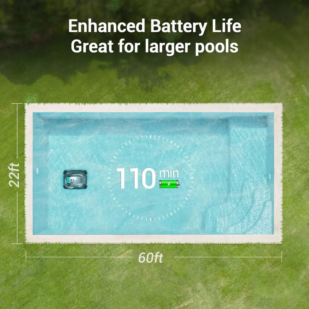 Cordless Robotic Pool Cleaner V1292