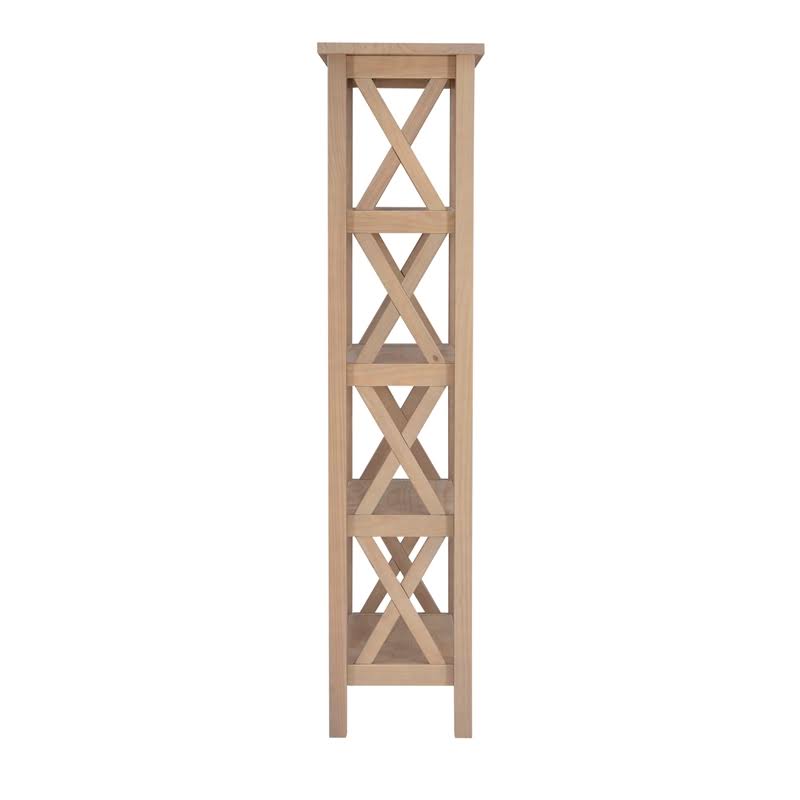 Driftwood Brown Pine Wood Bookcase R112