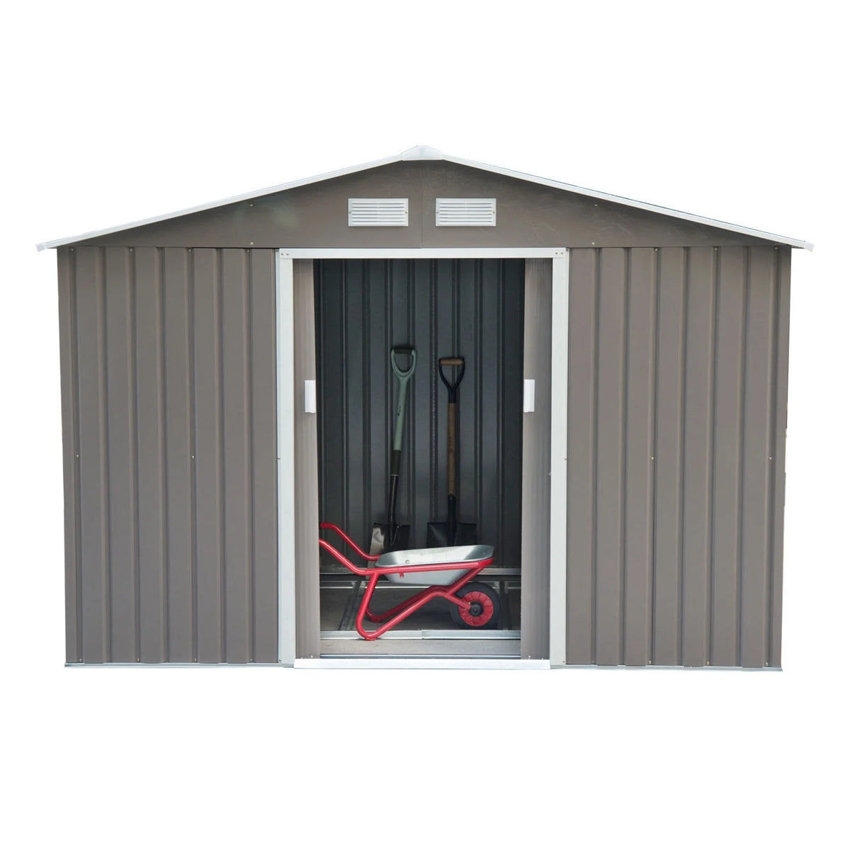 Outdoor Metal Garden Storage Shed P53103