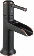 Rubbed Bronze Single Hole Bathroom Faucet I171