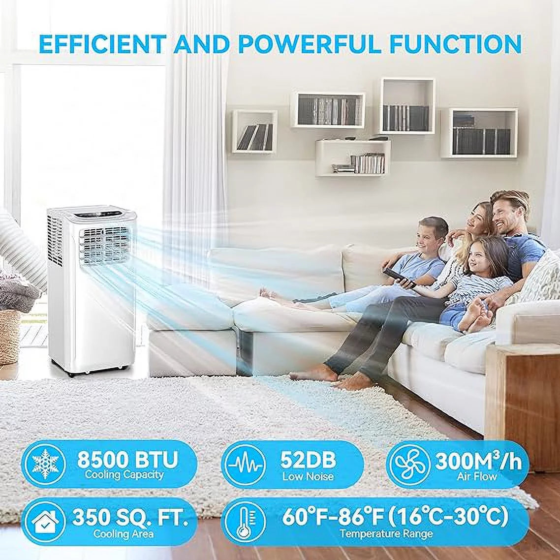 Portable Air Conditioners 8500 BTU White I8160