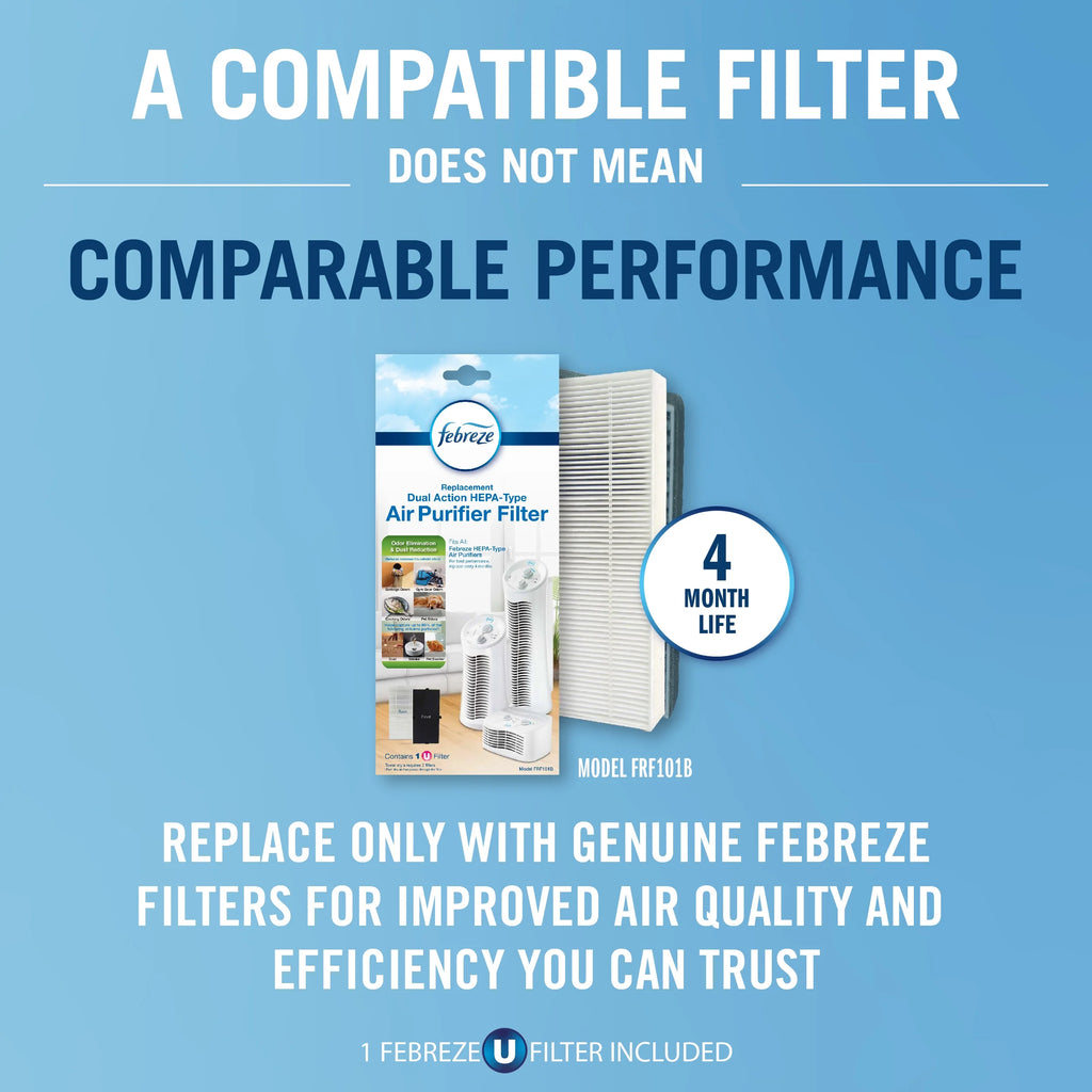 White Tabletop HEPA-Type Air Purifier M24453