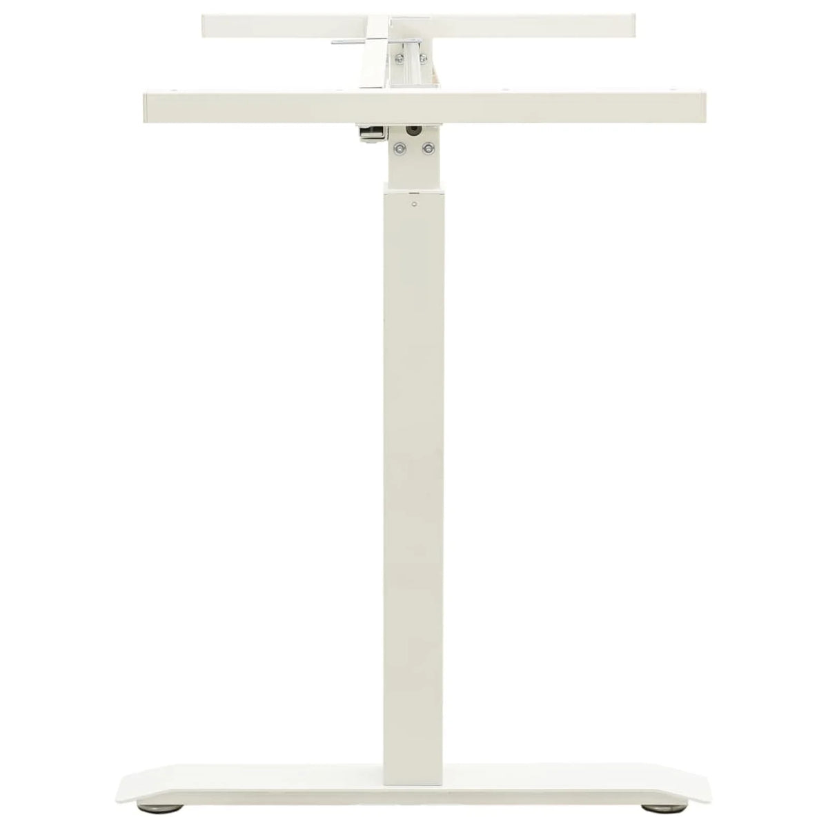 Manual Height Adjustable Standing Desk Frame White H683