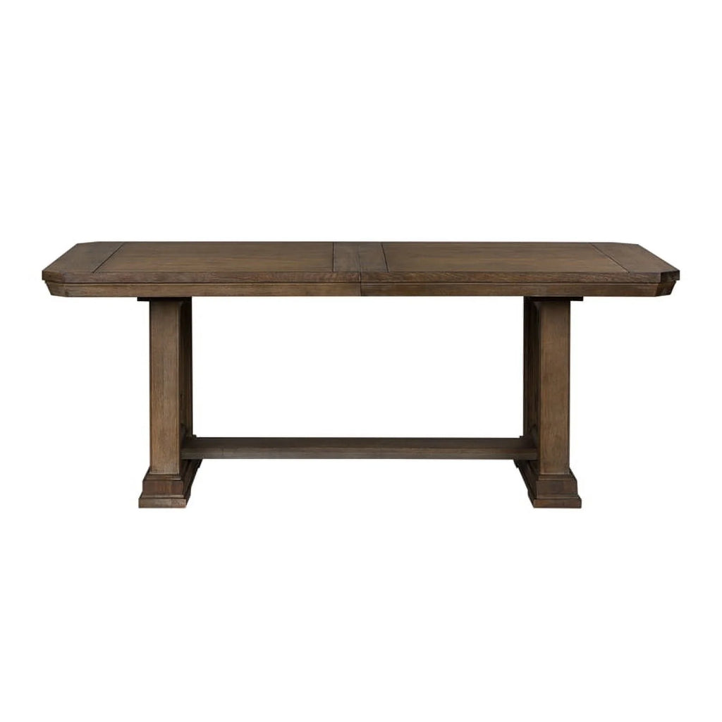 Oak Wood Trestle Table G150274