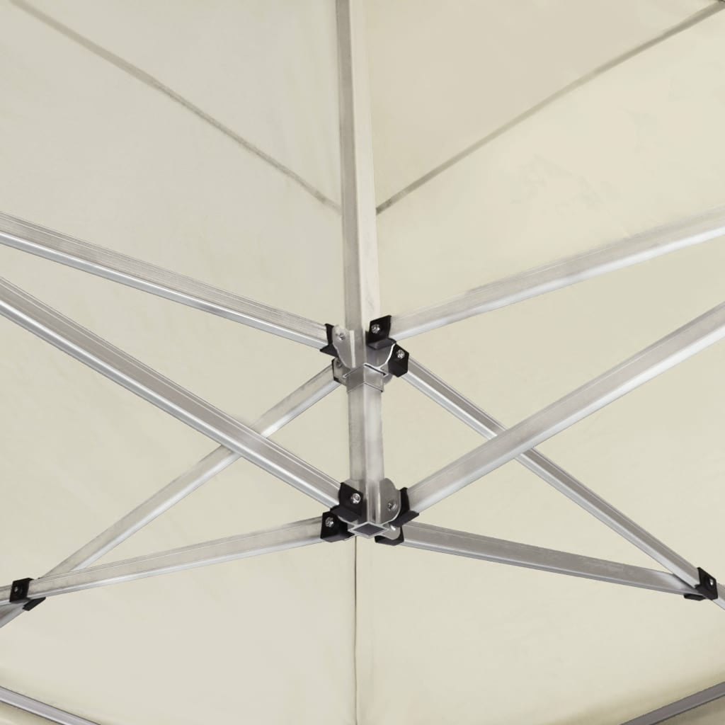 Cream Aluminium Folding Party Tent with Walls F930