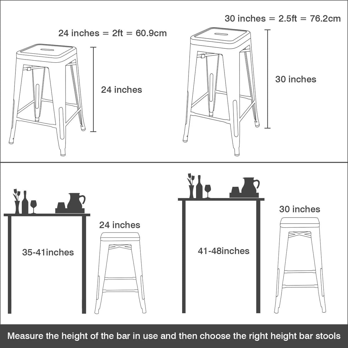 Yellow Metal Stackable Bar Stools R3289