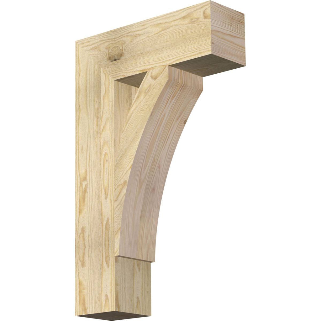 6x22W x 20x22D x 32x22H Rough Sawn Douglas Fir Bracket A805092