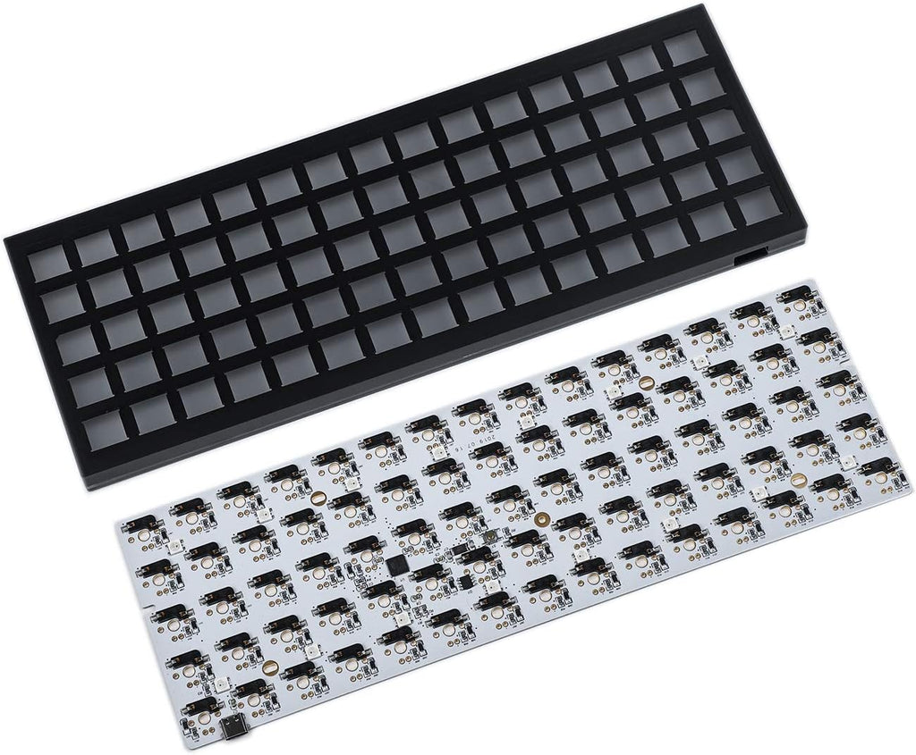 75 Keys Ortholinear Layout QMK Anodized Aluminum Hot Swap Mechanical Keyboard Kit O13591