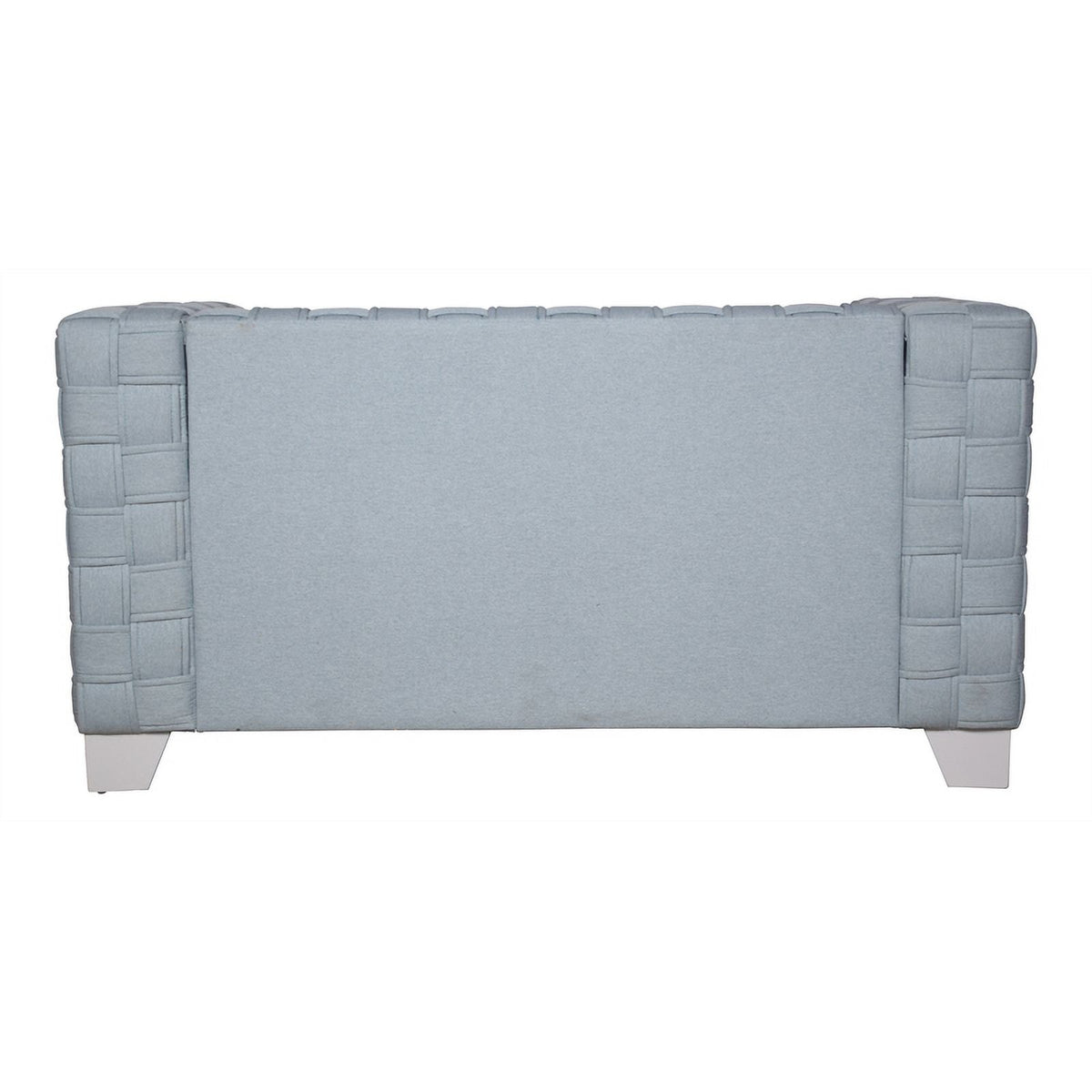 Light Teal Chenille Loveseat C96794