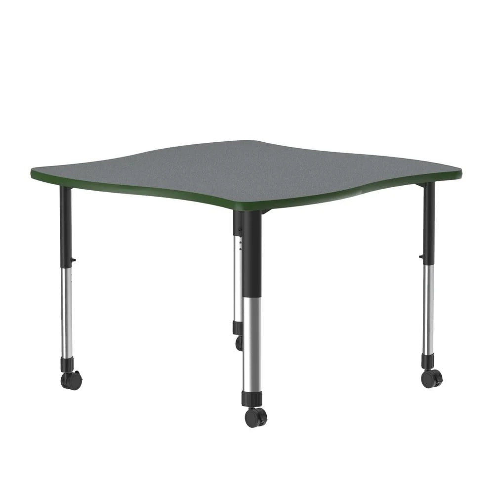 Commercial Desk with Casters E63668