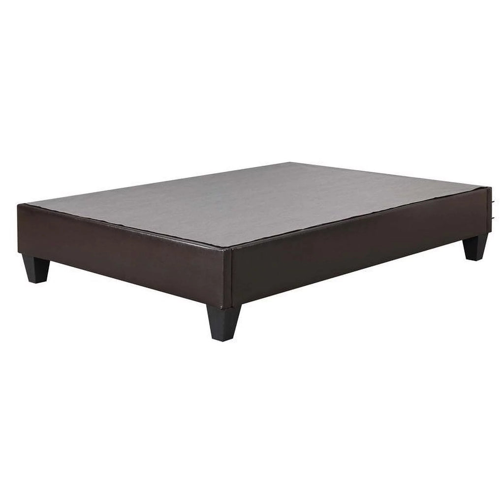 Upholstered Mahogany Full Platform Bed B6209