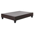 Upholstered Mahogany Full Platform Bed B6209