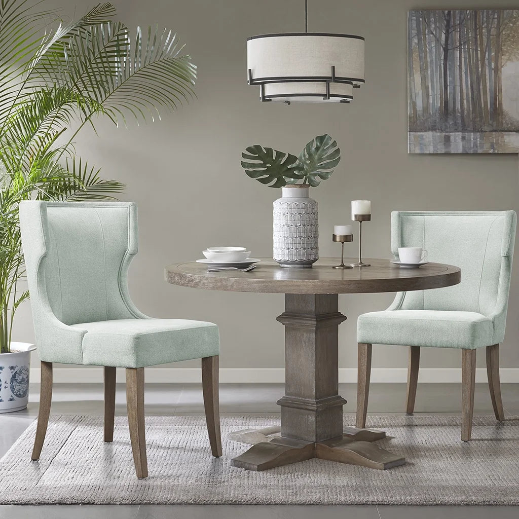 Upholstered Wingback Dining Chair Y61438