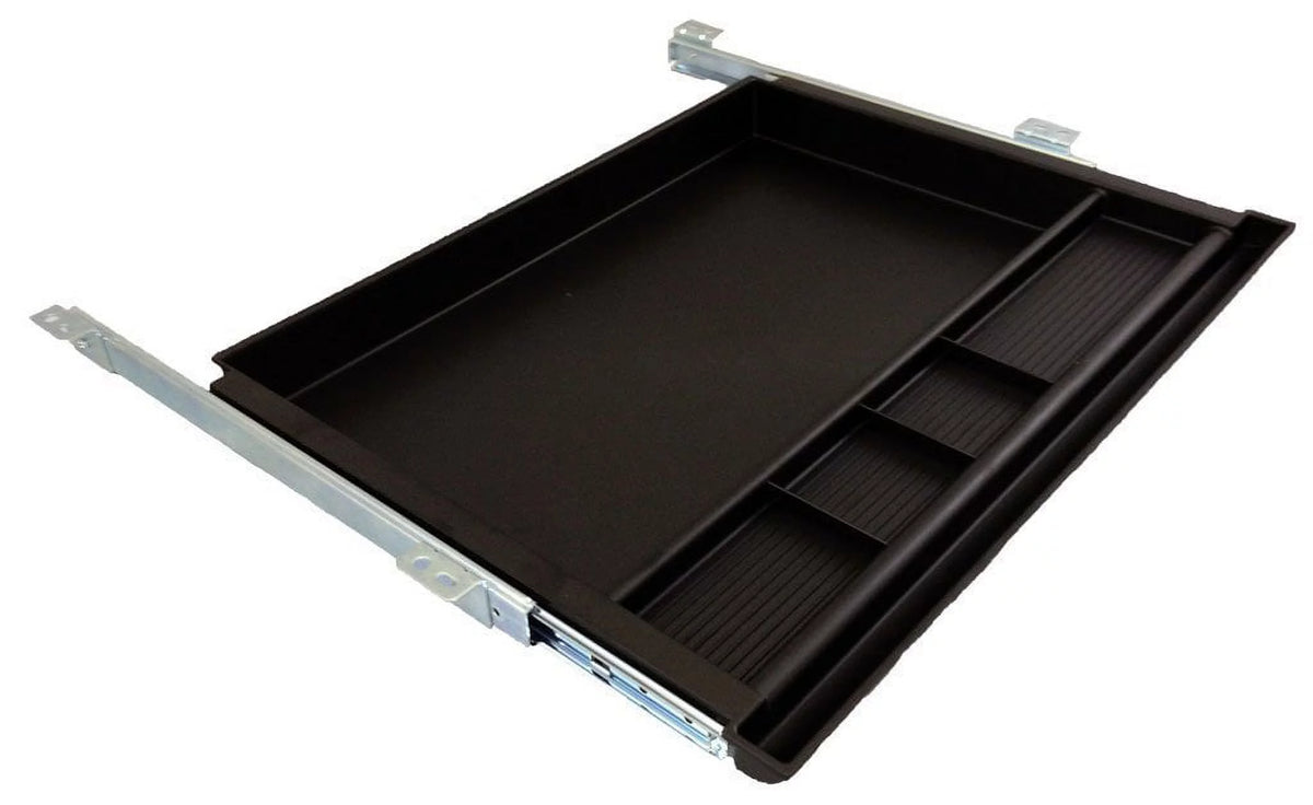 Underdesk Pencil Drawer 23 Inch Wide Black D4827