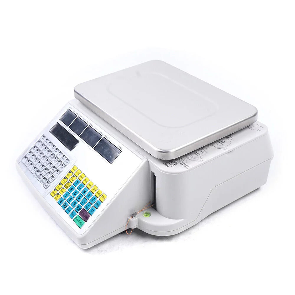 Digital Deli Meat Food Computing Retail Price Scale 66LB with Printer I859628