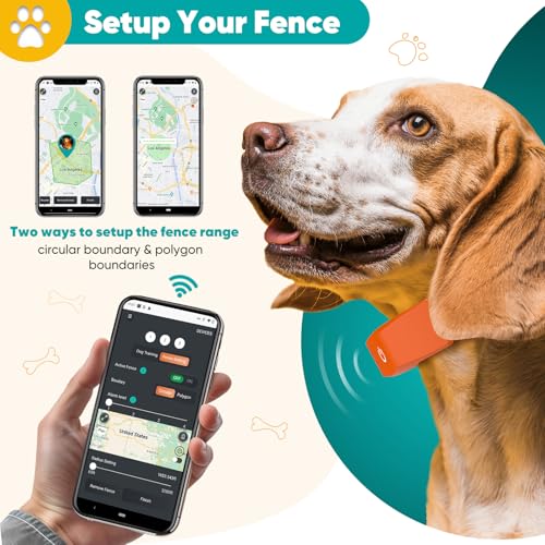 Electric Dog Fence with Training Collar, Rechargeable Waterproof Collar S860