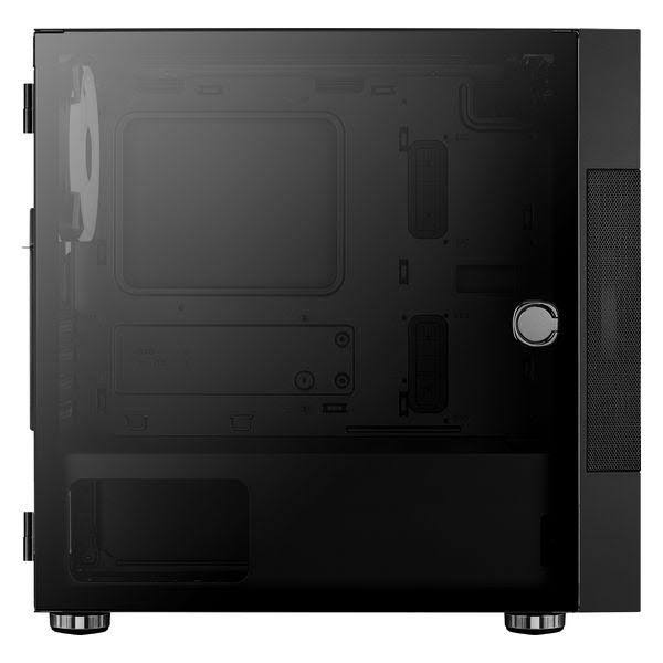 Black LED RGB Micro ATX Midtower Case O733