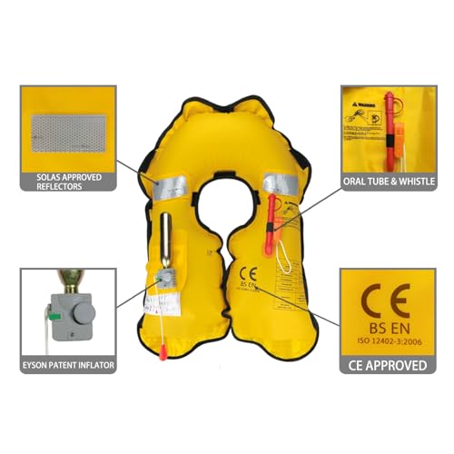 Inflatable Life Jacket Life Vest Green Camouflage Manual M5576