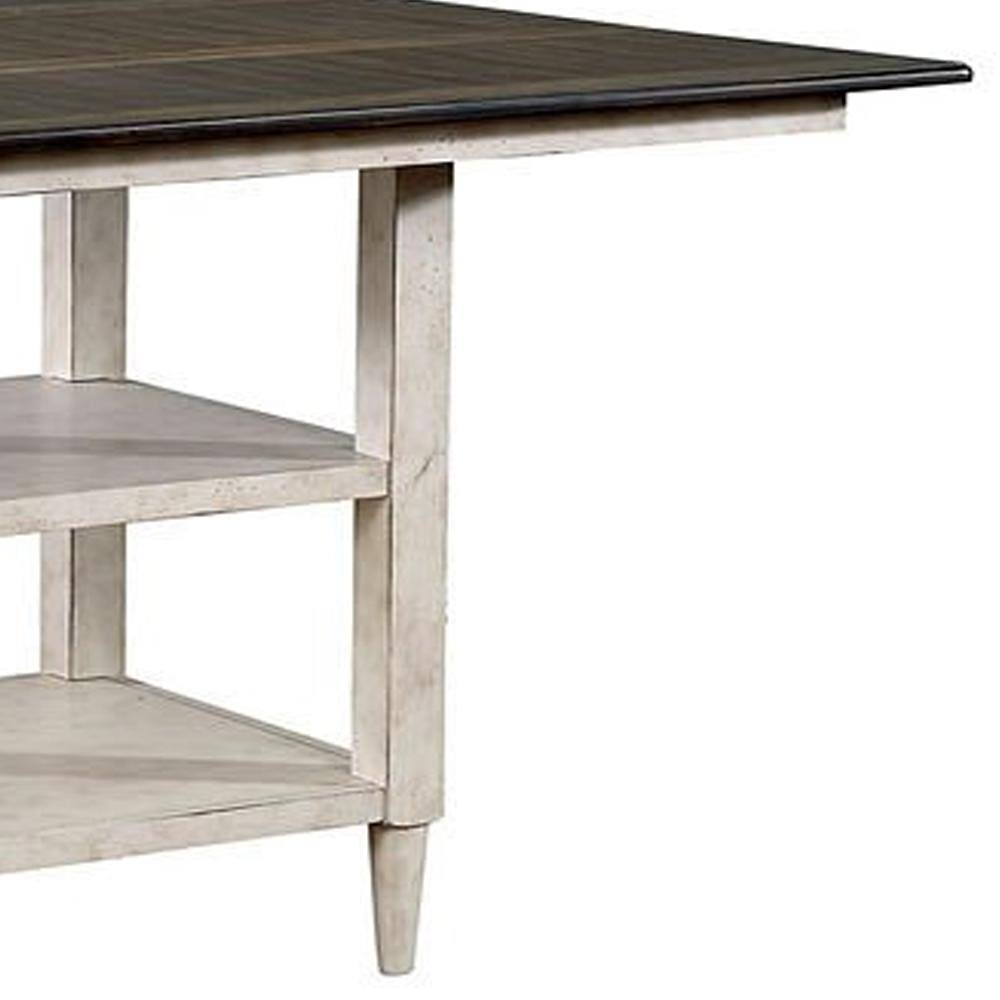 Antique White Counter Height Table V1474